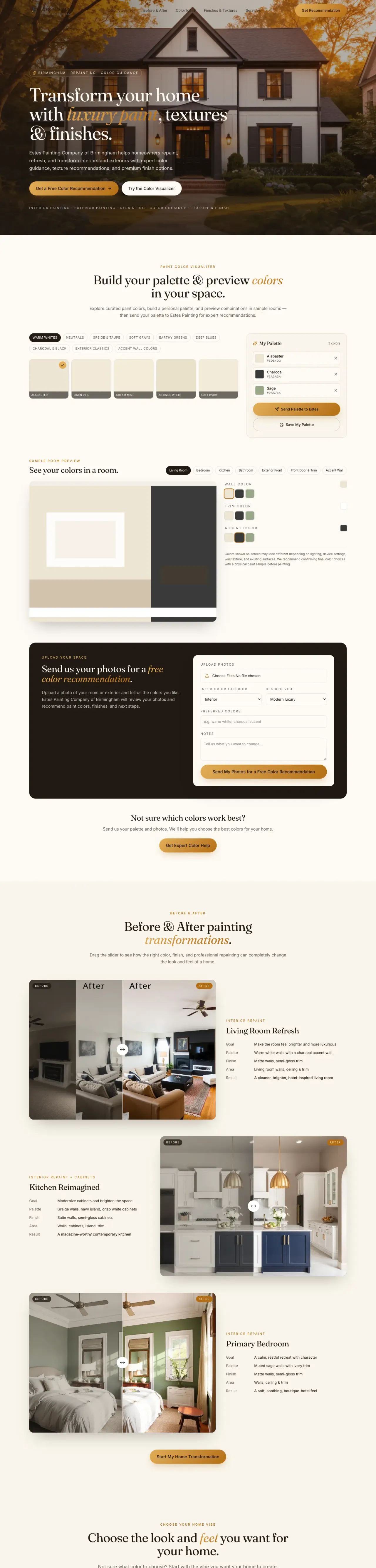 Estes Painting Company website